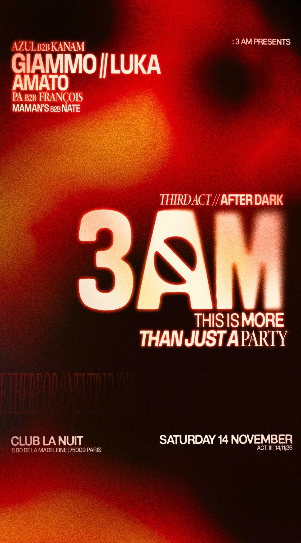 3 AM PRESENTS GIAMMO