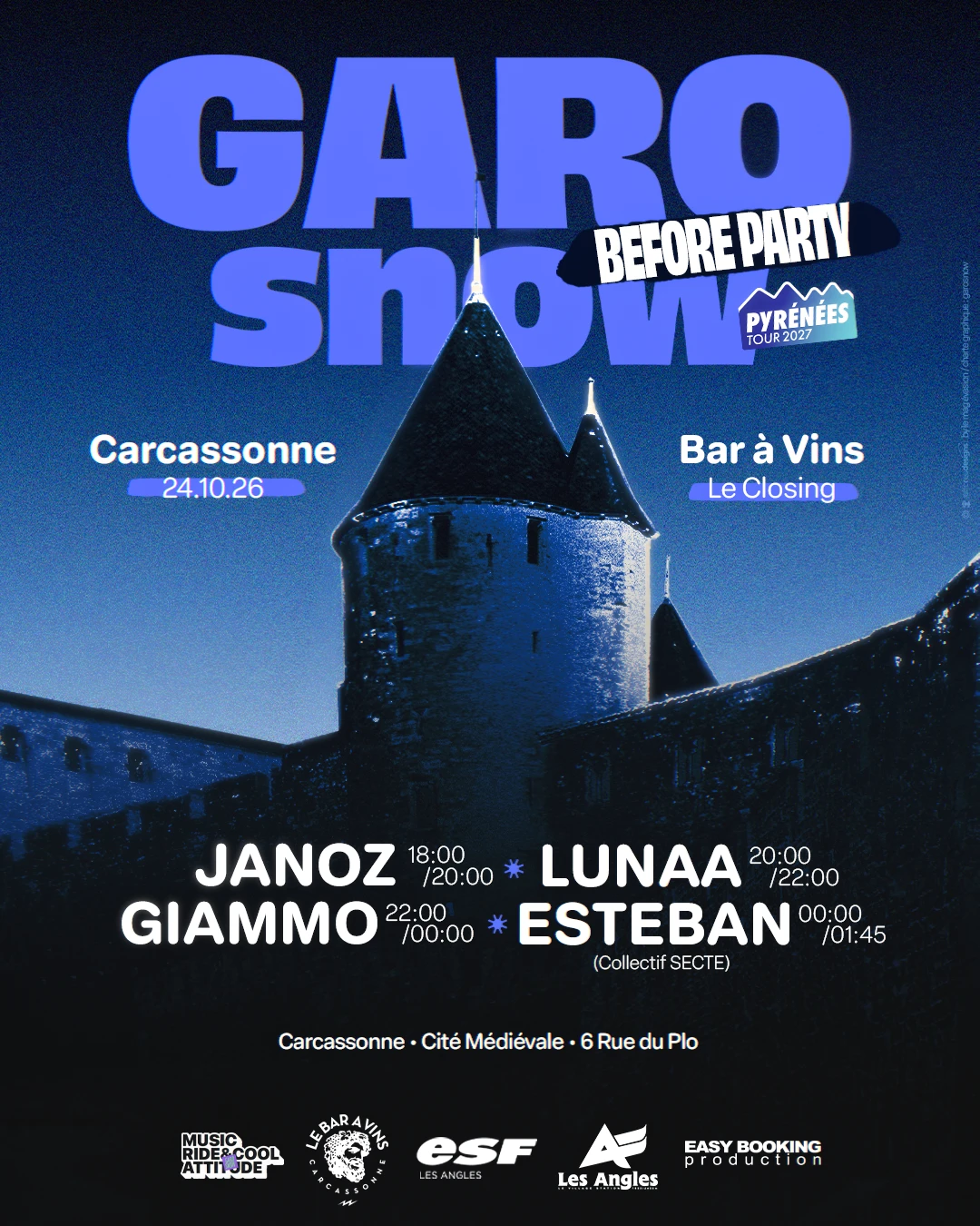GAROSNOW before party 