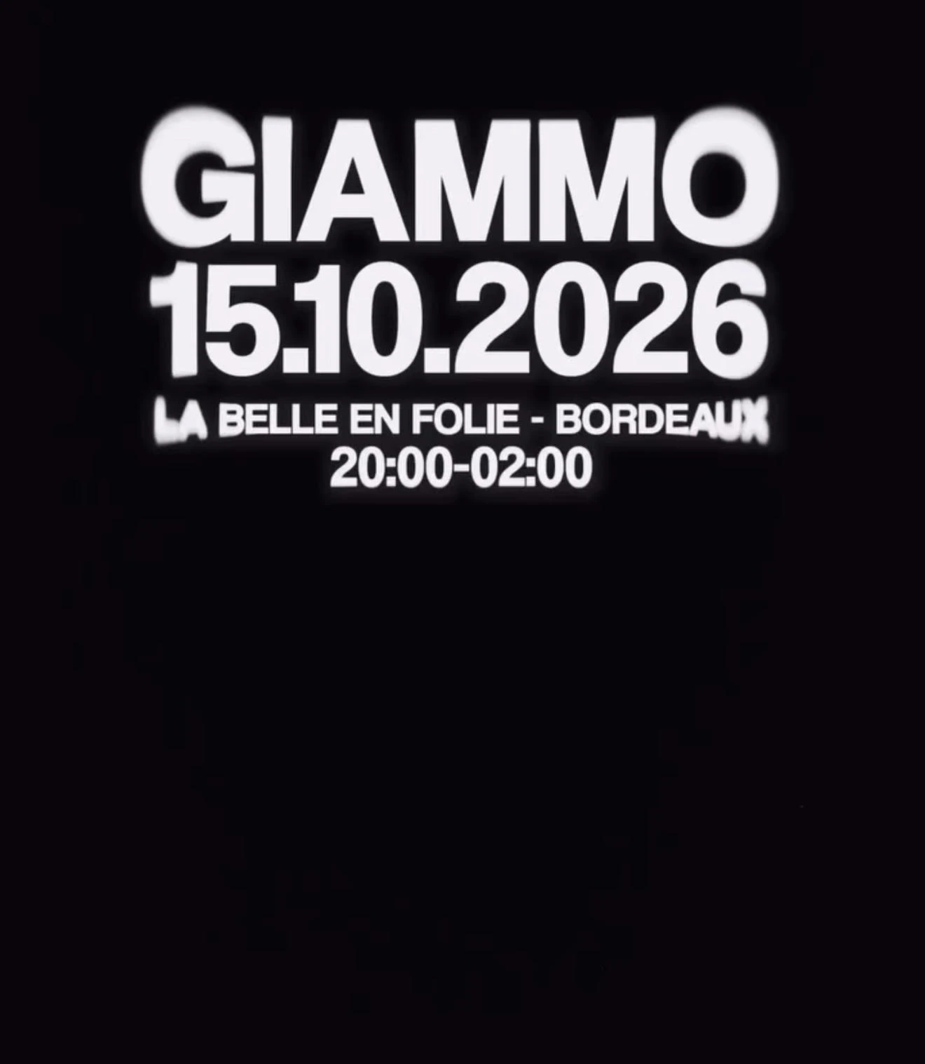 Giammo à la Belle en Folie